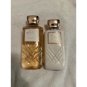 Bath & Body Works Pure Wonder Full Size Shower Gel &‎ Lotion